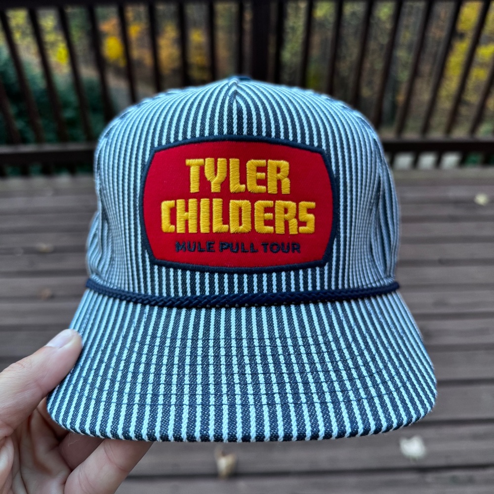 Tyler Childers Mule Pull Tour Striped Hat
